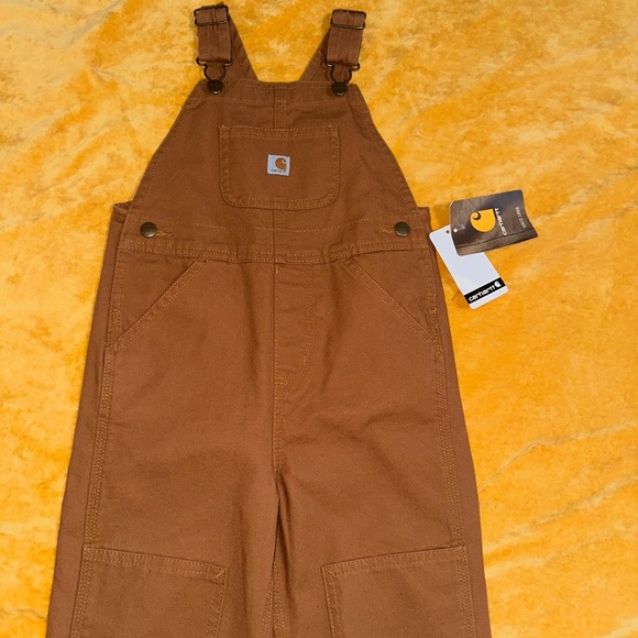 Carhartt Brown Workwear Overalls Durable Canvas - Picture 6 of 9
